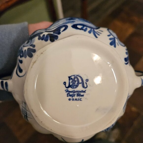 Delft Blue Sugar and creamer set - Picture 3 of 3